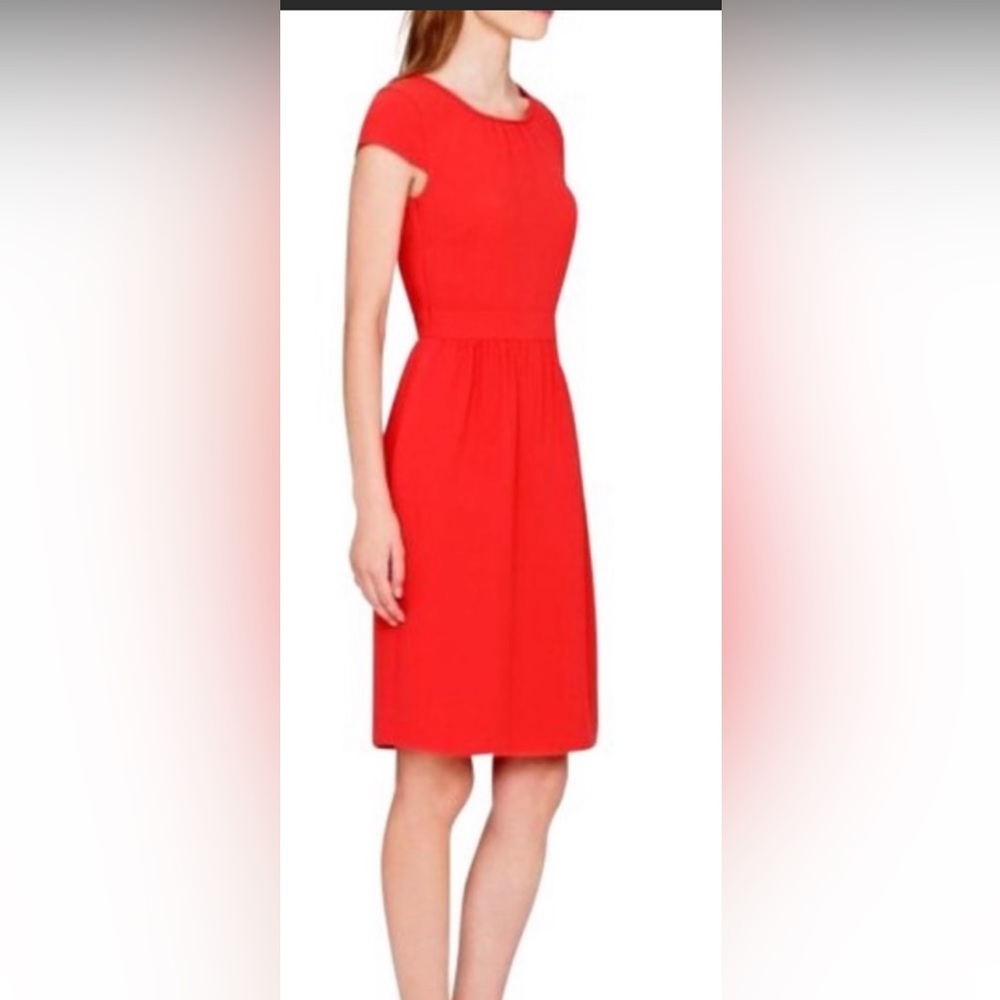 J crew poppy crepe cap sleeve dress. NWOT